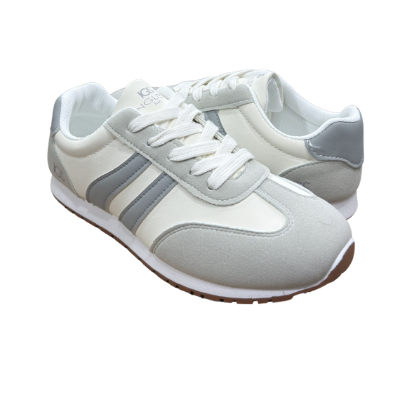 Zapatos Deportivos Casuales Dama Inglese Vezzali blanco gris