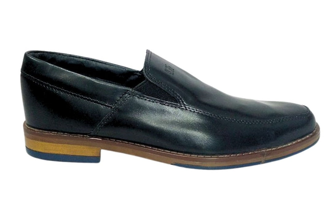 Zapato De Vestir Mocasín Caballero Inglese Hamburgo Negro HB962