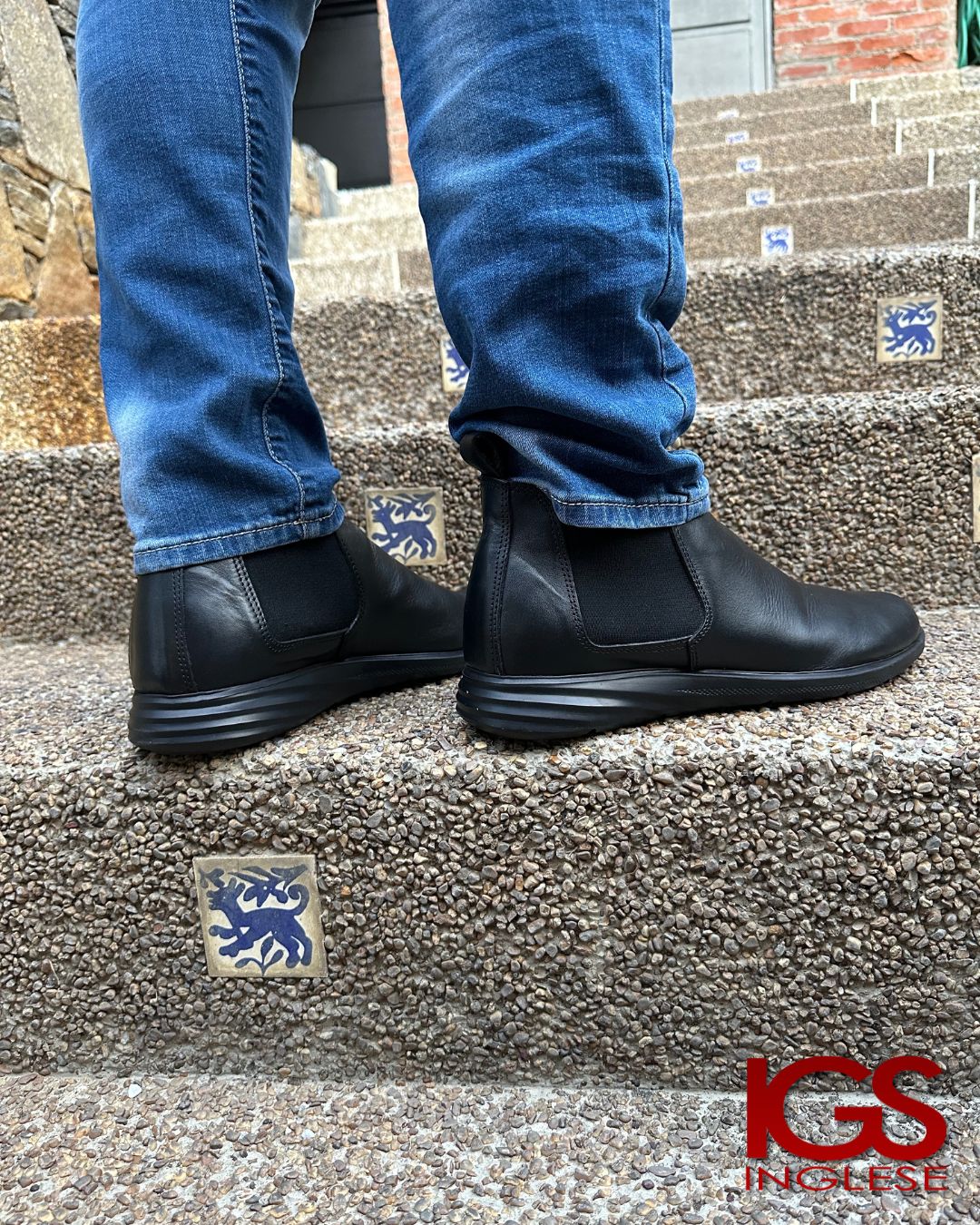 Zapato Mocasín Casual Caballero Inglese Toscana Negro TO980