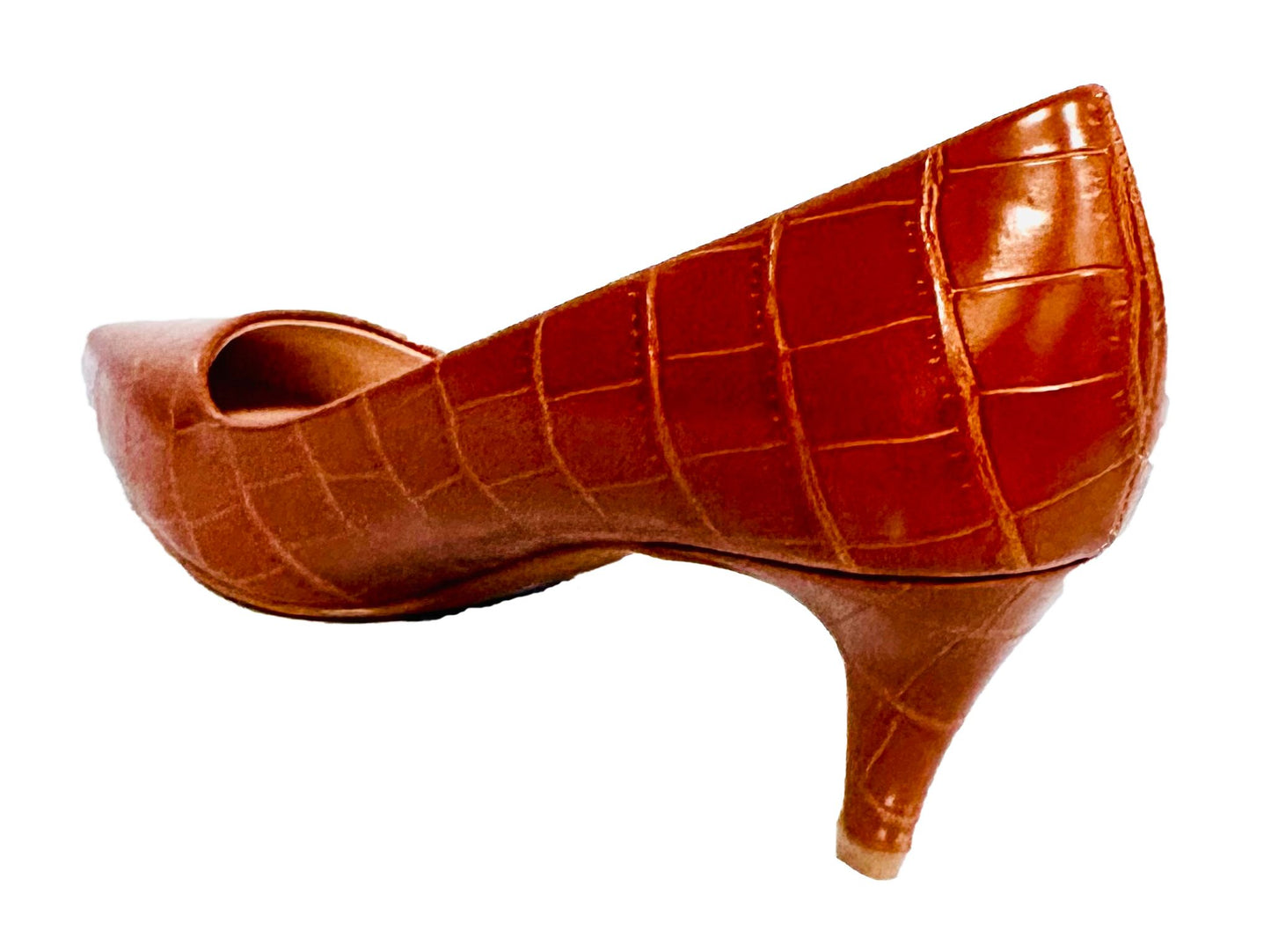 Tacon Bajo Zapato Para Dama Inglese Stella Camel Coco 3Z79245-1