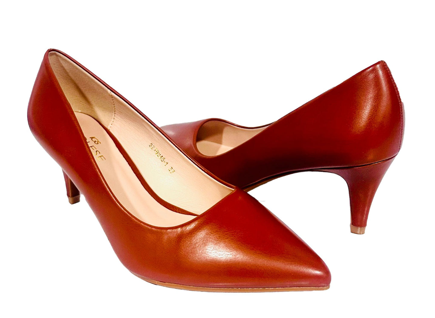 Tacon Bajo Zapato Para Dama Inglese Stella Camel 3Z79245-1