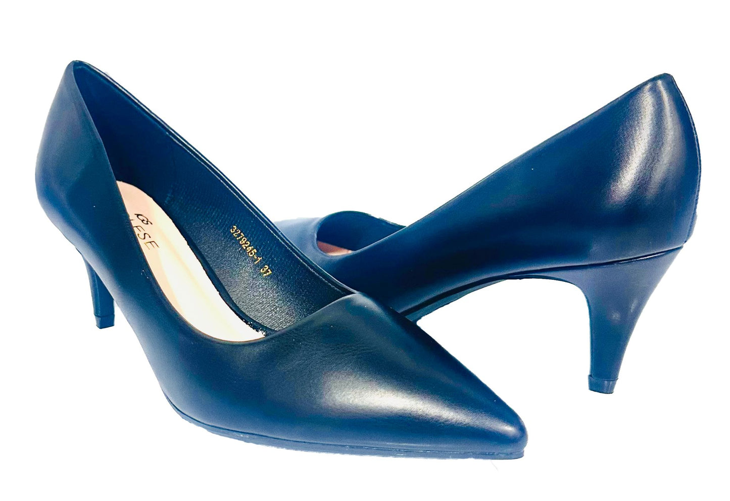 Tacon Bajo Zapato Para Dama Inglese Stella Negro 3Z79245-1