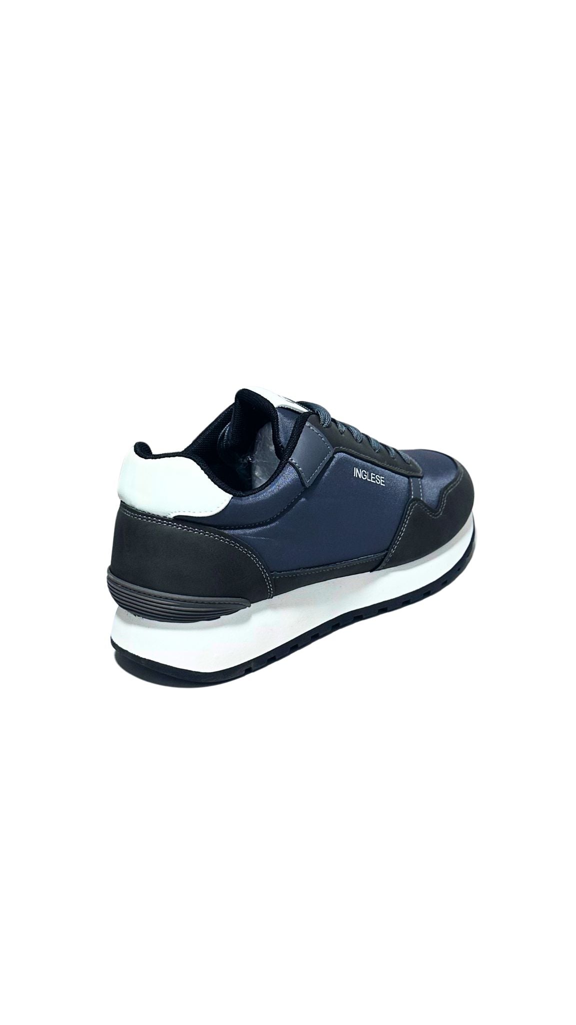 Zapatos Deportivos Casuales Caballero Inglese York Azul Negro