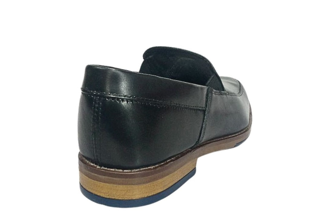 Zapato De Vestir Mocasín Caballero Inglese Hamburgo Negro HB962