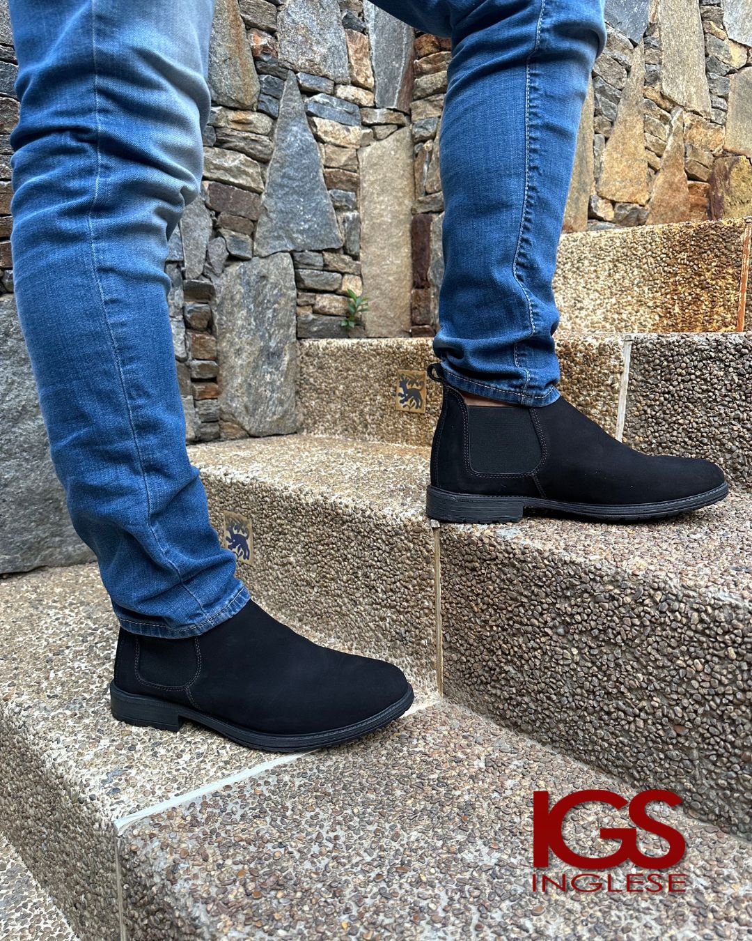 Zapatos Mocasín Casuales Caballero Inglese Atlanta Negro NB AT980*