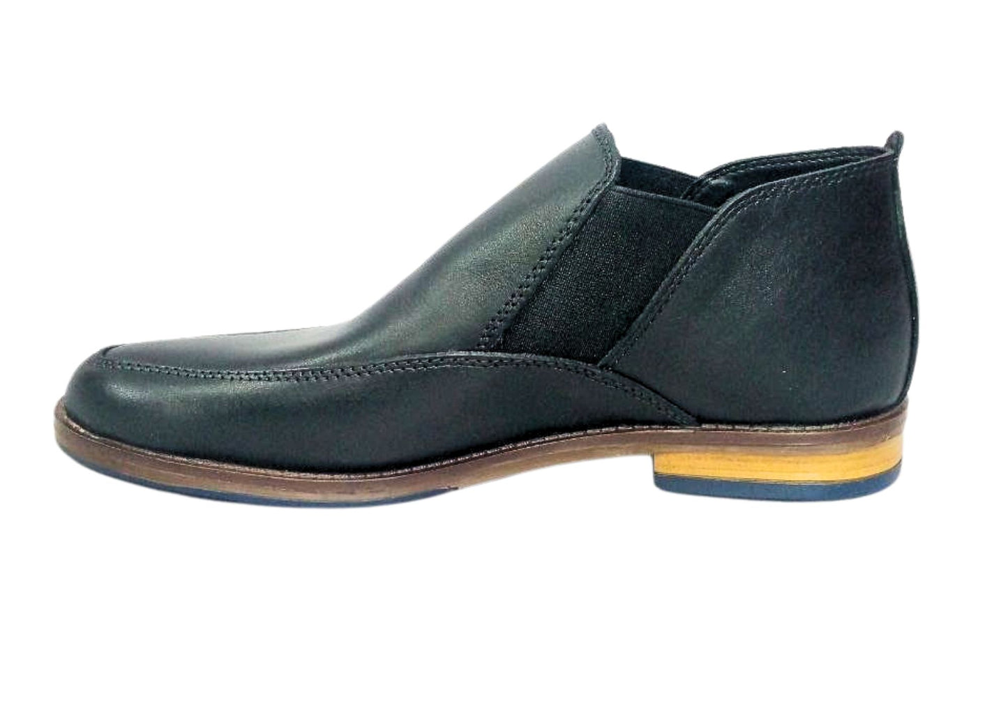 Zapato De Vestir Botín Caballero Inglese Hamburgo Negro HB964