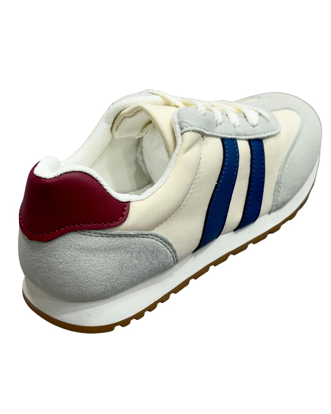 Zapatos Deportivos Casuales Dama Inglese Sidoti Rt1005 blanco azul