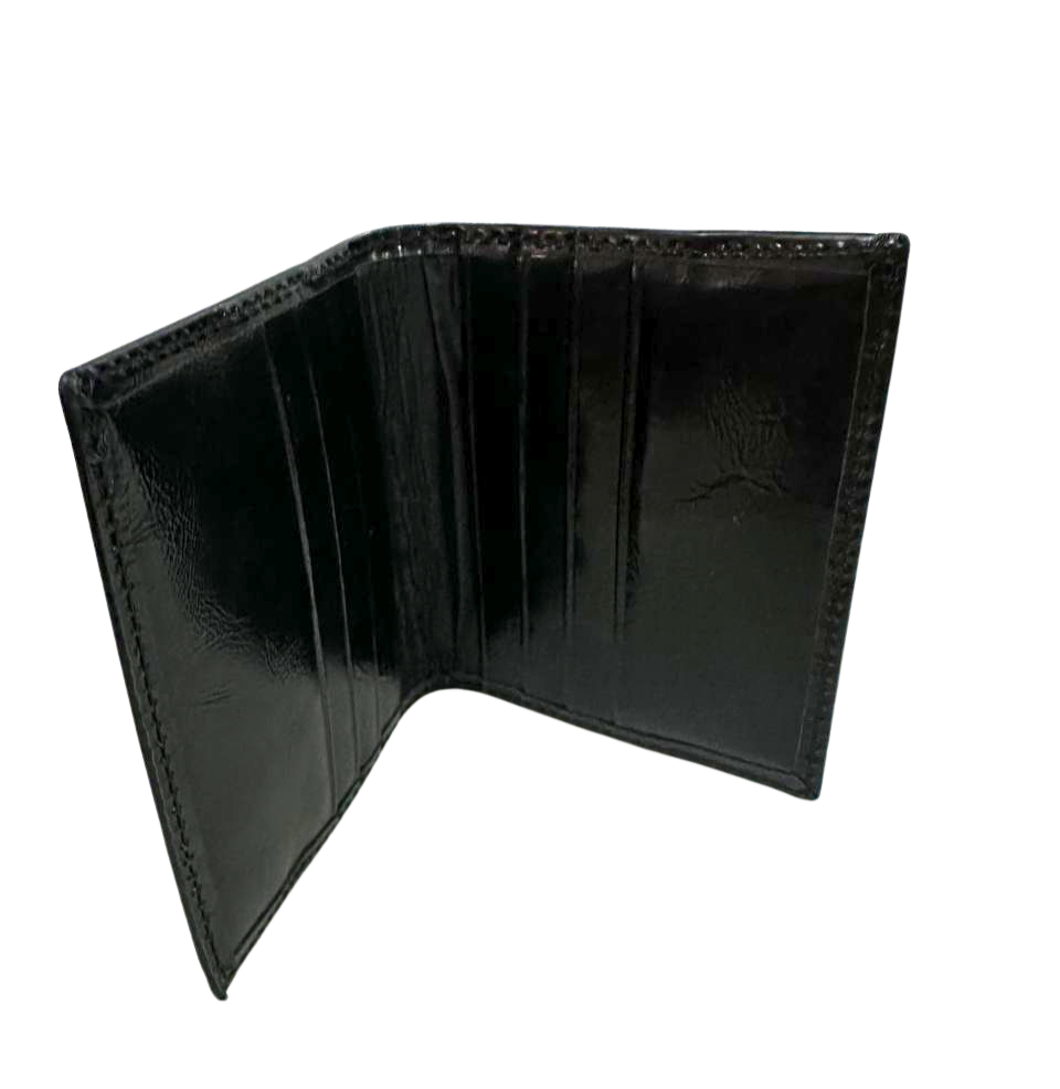 Tarjetero Cartera Para Caballero 100% Cuero Inglese Negro TA06