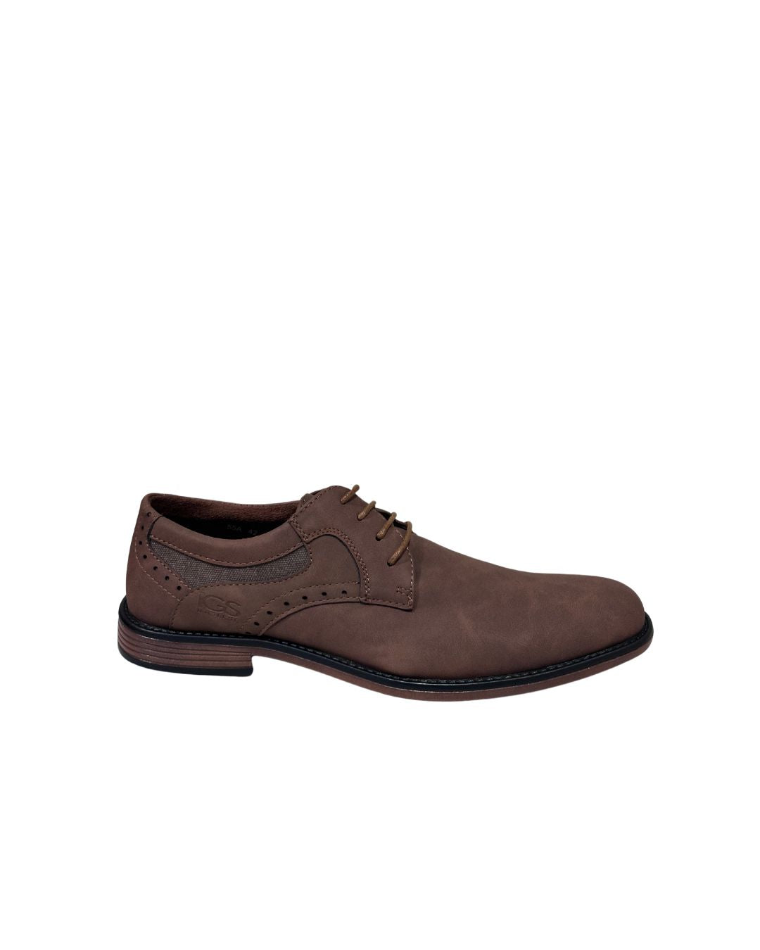 Zapato De Vestir Trenzas Caballero Inglese Boston Marrón 55A
