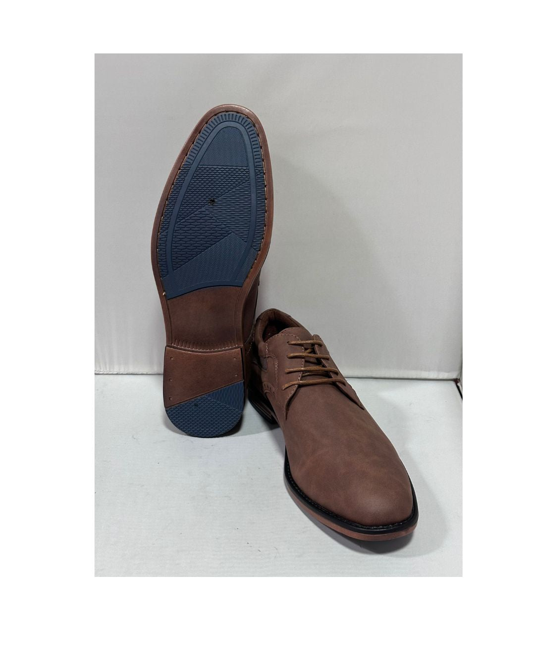 Zapato De Vestir Trenzas Caballero Inglese Boston Marrón 55A