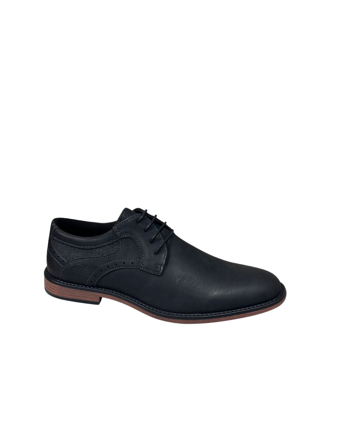 Zapato De Vestir Trenzas Caballero Inglese Boston Negro 55A