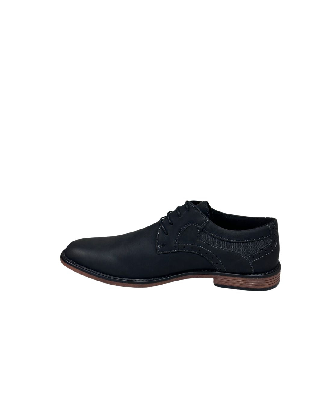 Zapato De Vestir Trenzas Caballero Inglese Boston Negro 55A