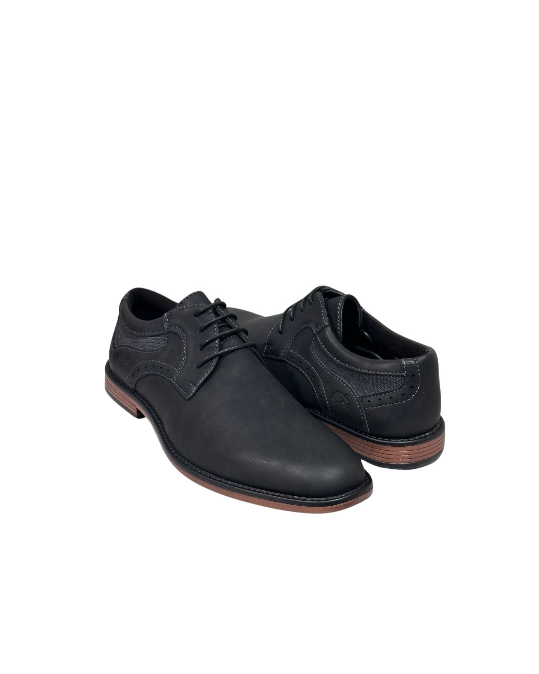 Zapato De Vestir Trenzas Caballero Inglese Boston Negro 55A