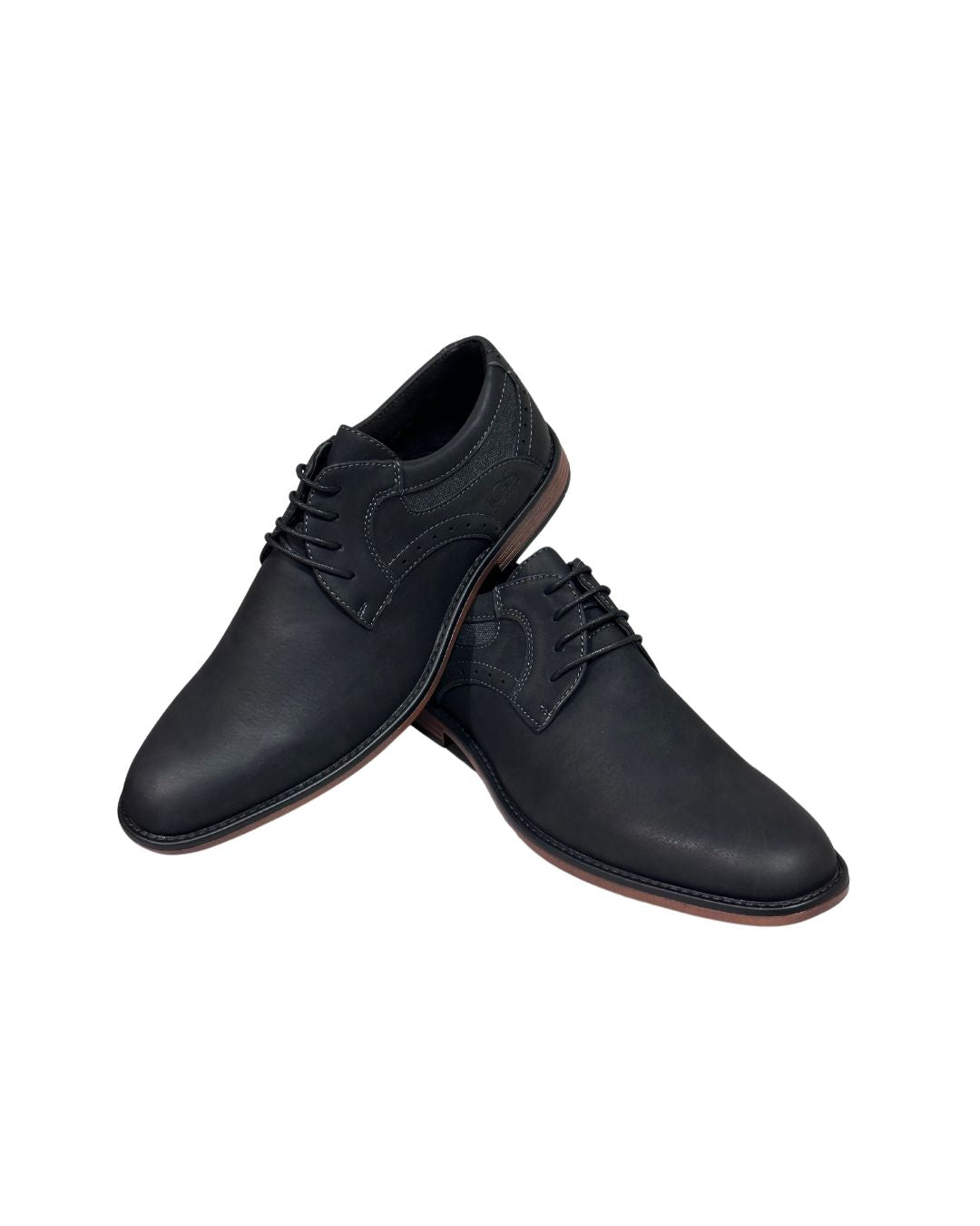 Zapato De Vestir Trenzas Caballero Inglese Boston Negro 55A
