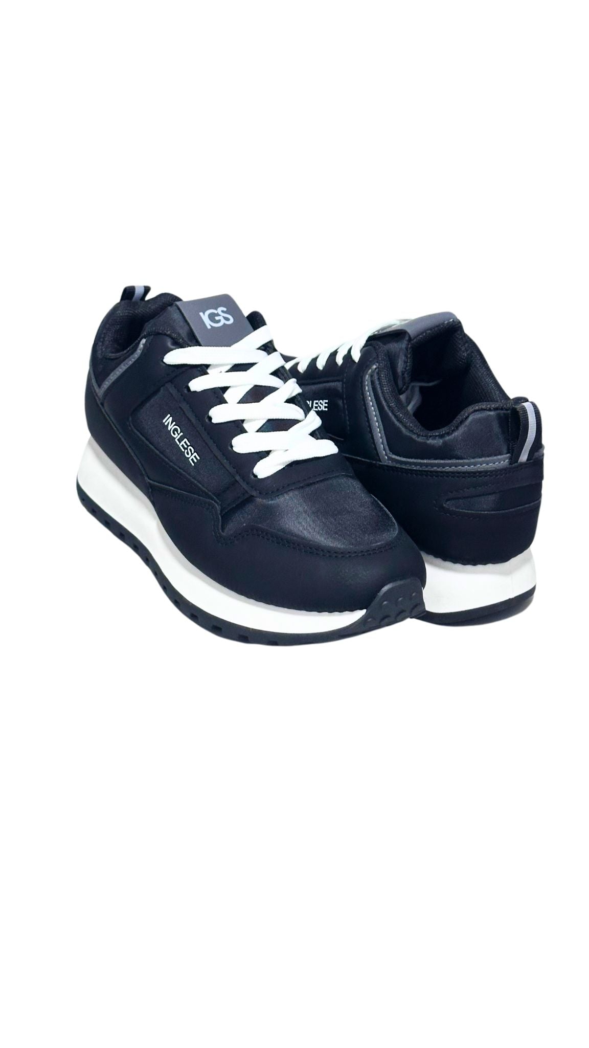 Zapatos Deportivos Casuales Dama Inglese Derby Negro