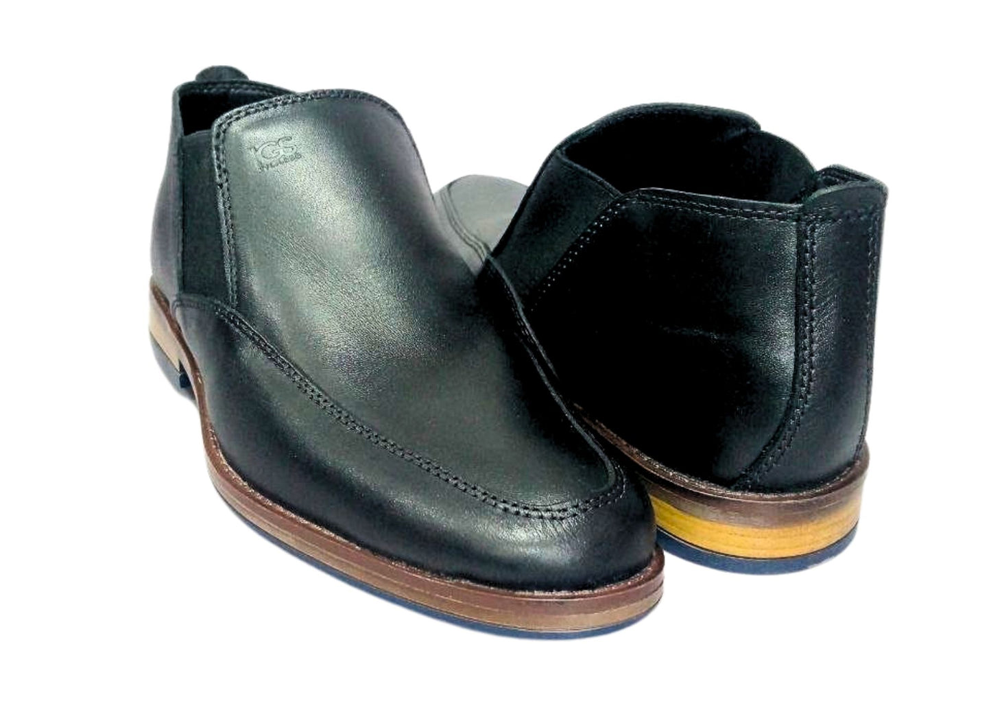 Zapato De Vestir Botín Caballero Inglese Hamburgo Negro HB964