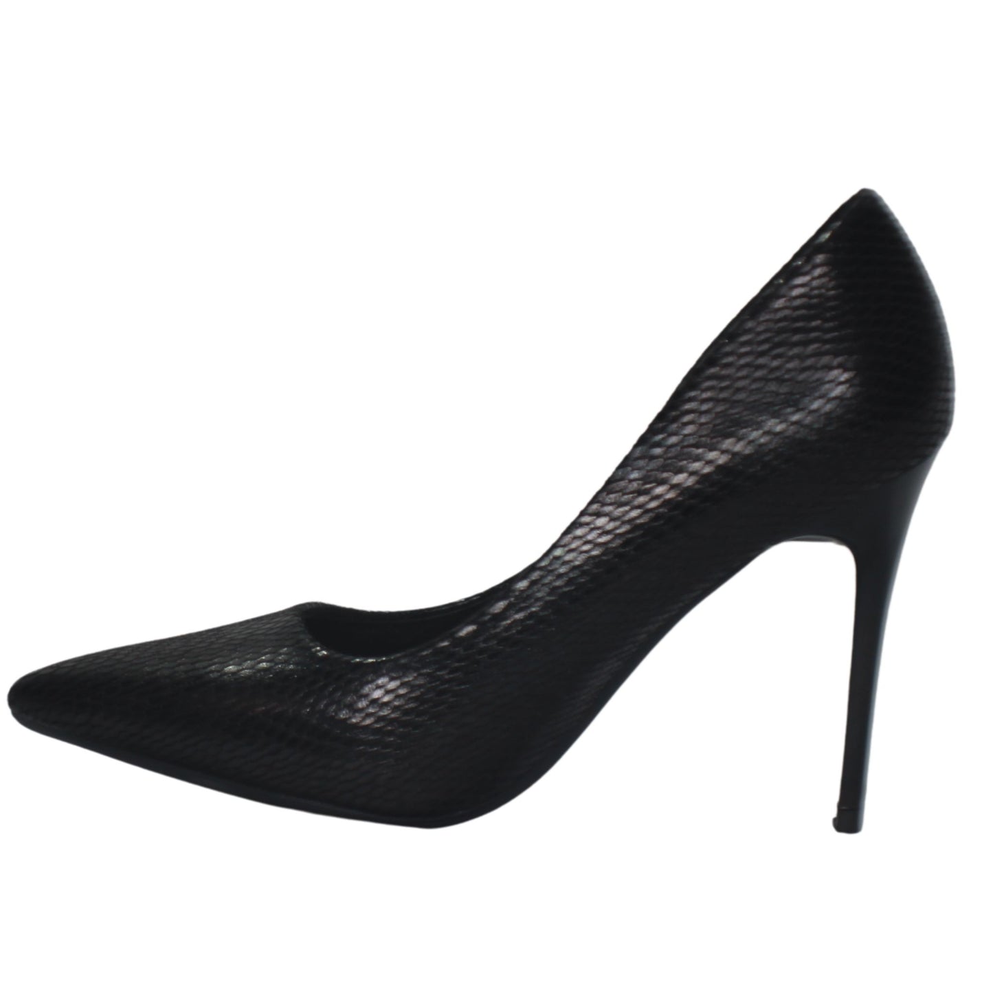 Tacon Zapato Para Dama Inglese Alessia Negro Serpiente 387531A