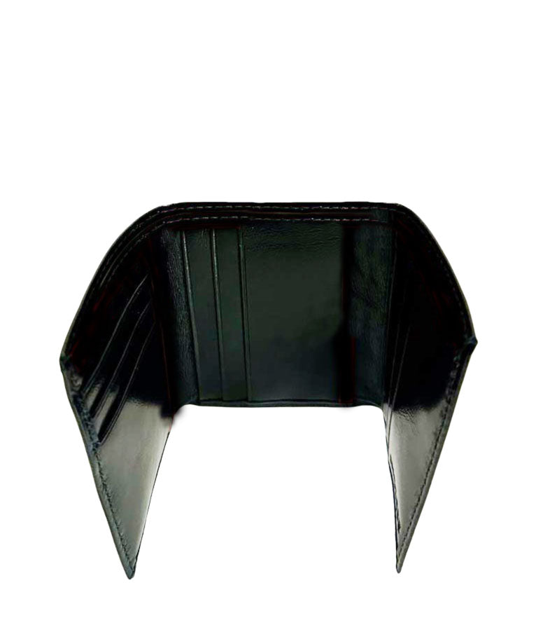 Billetera Cartera Para Caballero 100% Cuero Inglese Negra BI01