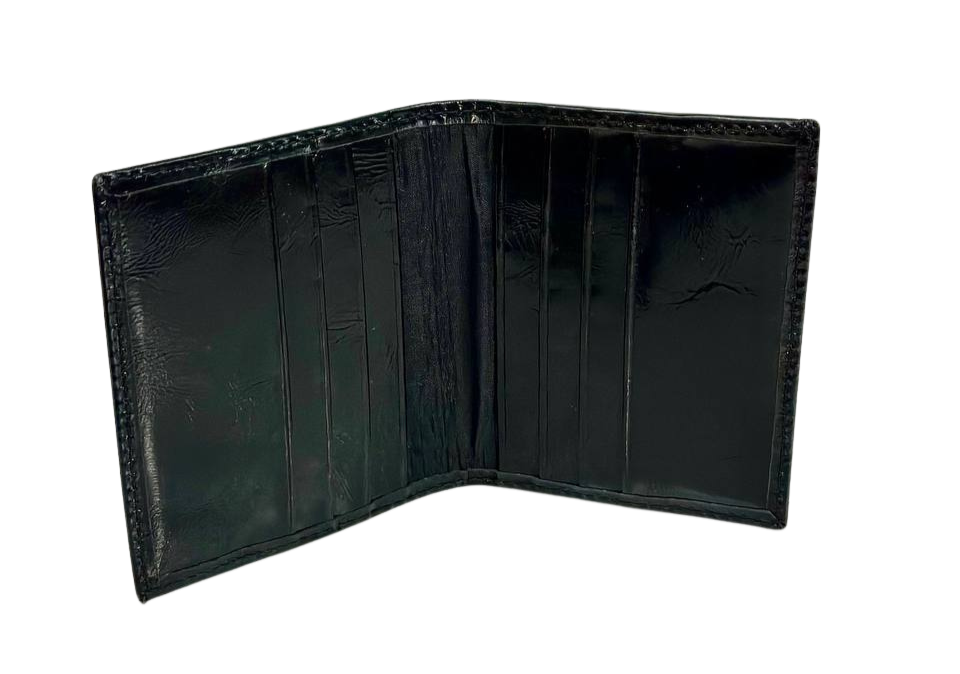 Tarjetero Cartera Para Caballero 100% Cuero Inglese Negro TA06