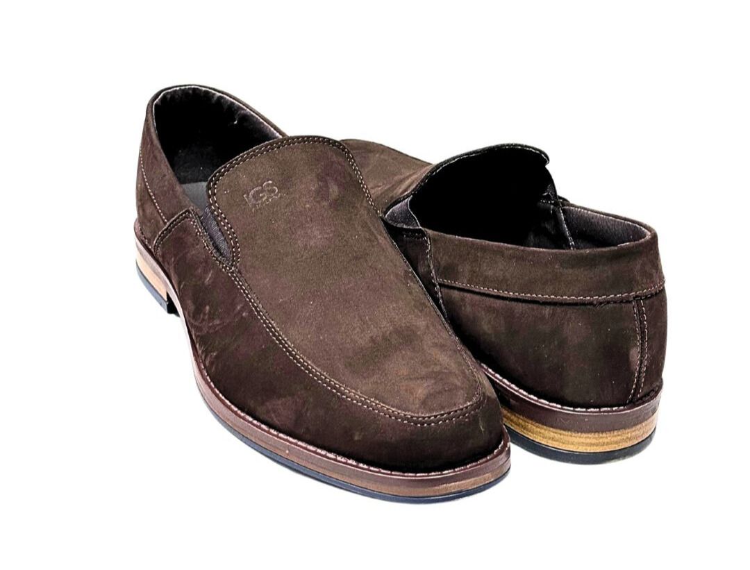 Zapato De Vestir Mocasín Caballero Inglese Hamburgo Marrón NB HB962