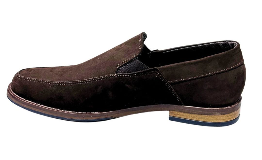 Zapato De Vestir Mocasín Caballero Inglese Hamburgo Marrón NB HB962