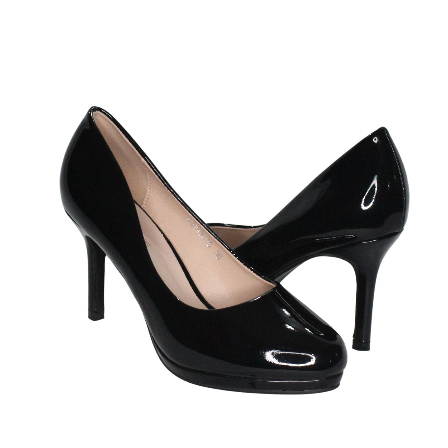 Tacon Alto Zapato Para Dama Inglese Isea Negro PT LSD43018