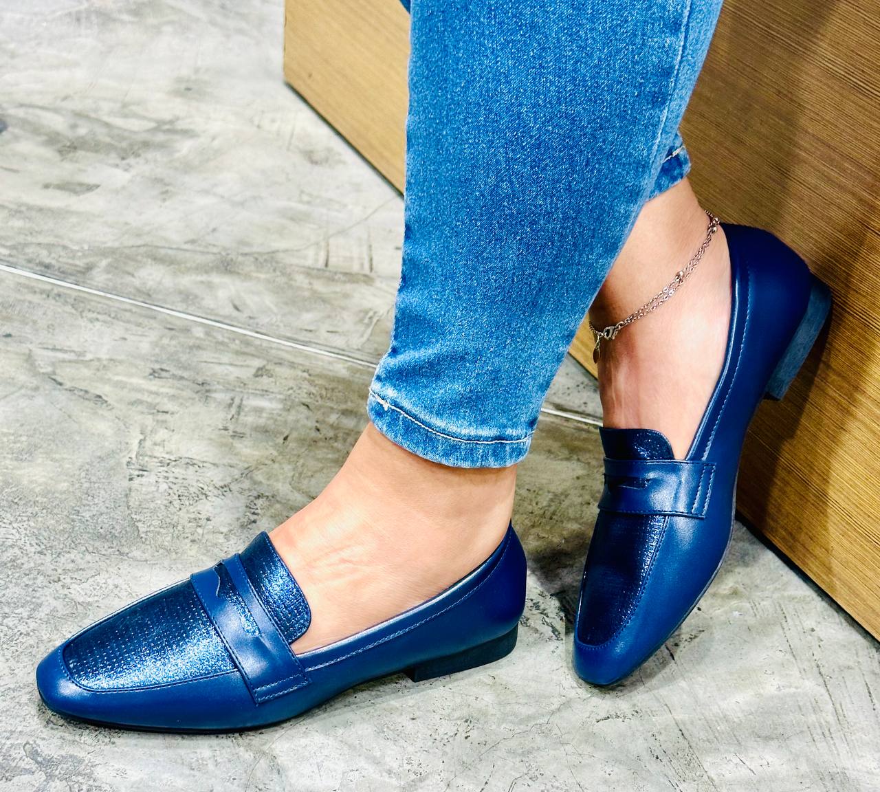 Zapatilla Para Dama Comfort Inglese Garda Azul S23M1303