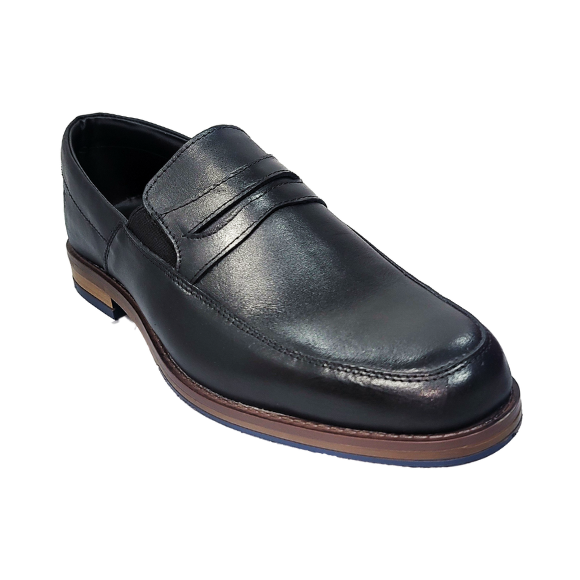 Zapato De Vestir Mocasín Caballero Inglese Hamburgo Negro HB962A