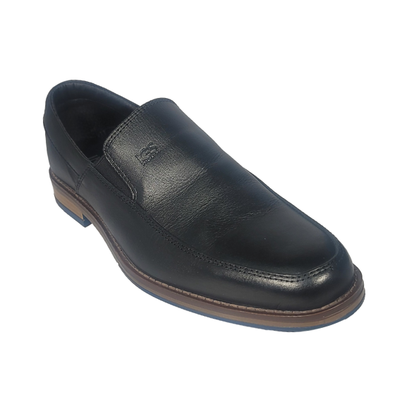 Zapato De Vestir Mocasín Caballero Inglese Hamburgo Negro HB962
