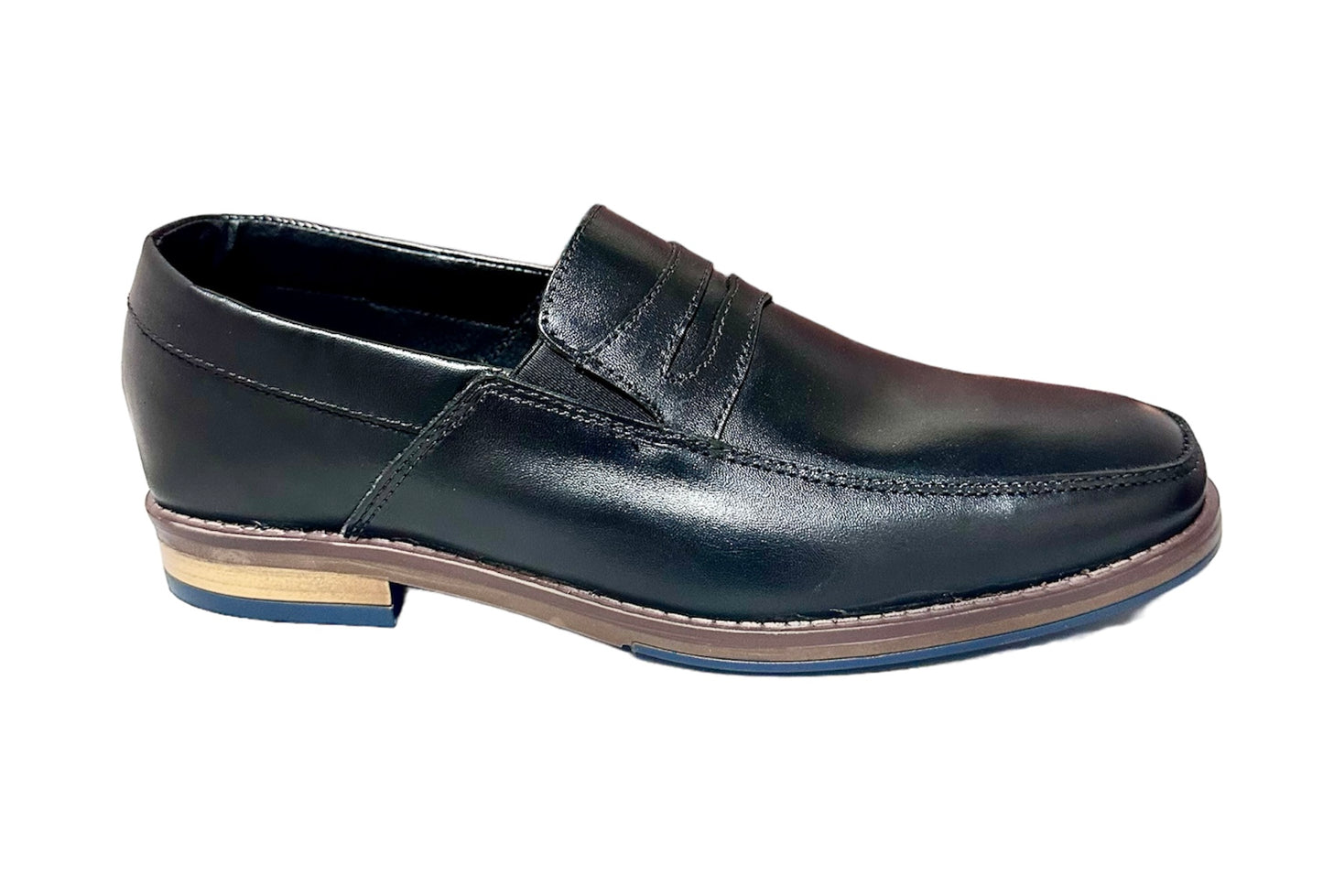 Zapato De Vestir Mocasín Caballero Inglese Hamburgo Negro HB962A