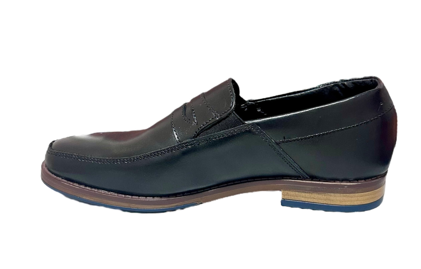 Zapato De Vestir Mocasín Caballero Inglese Hamburgo Negro HB962A
