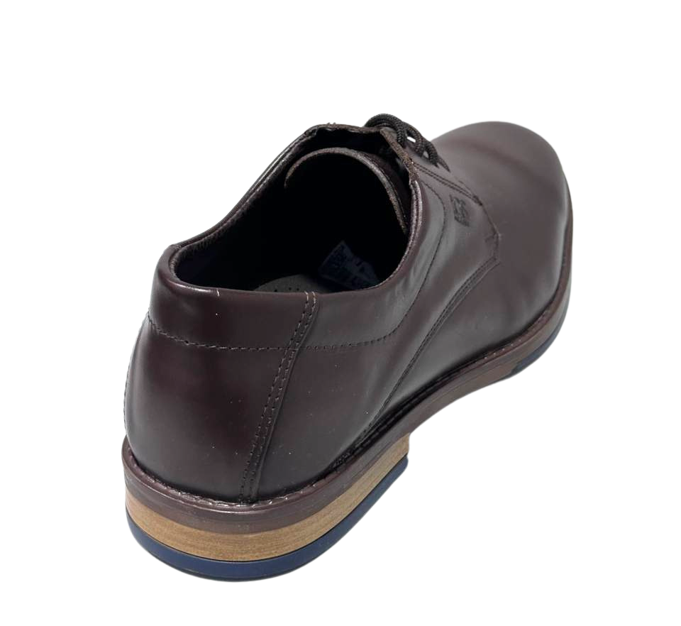 Zapato De Vestir Trenzas Caballero Inglese Hambugo Marrón HB988