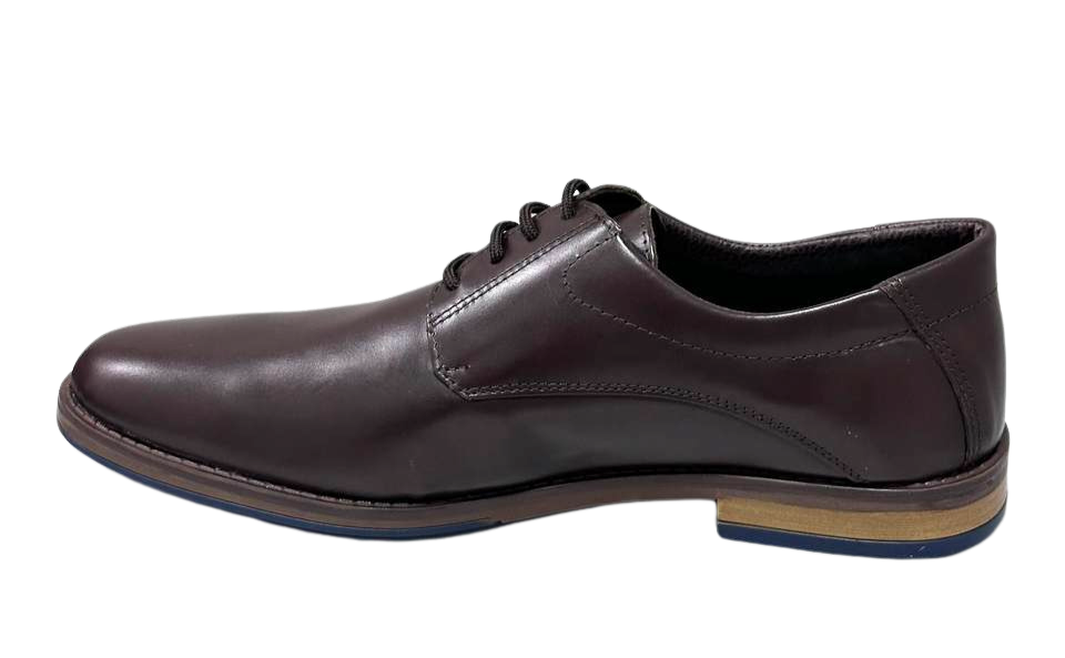 Zapato De Vestir Trenzas Caballero Inglese Hambugo Marrón HB988