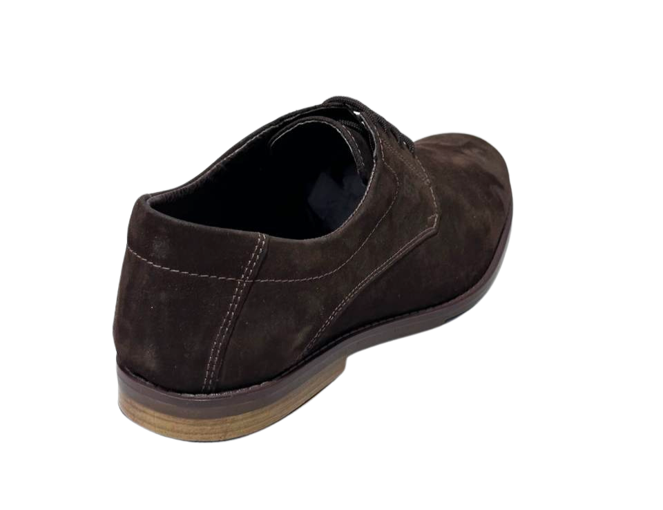 Zapato De Vestir Trenzas Caballero Inglese Hambugo Marrón NB HB988