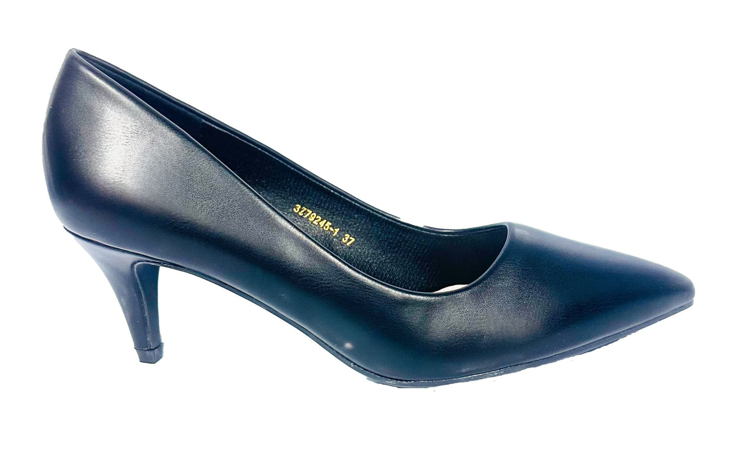 Tacon Bajo Zapato Para Dama Inglese Stella Negro 3Z79245-1