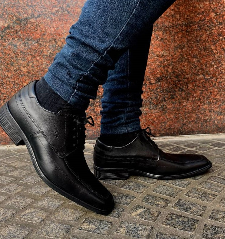 Zapato De Vestir Trenzas Caballero Inglese Levit Negro LV860