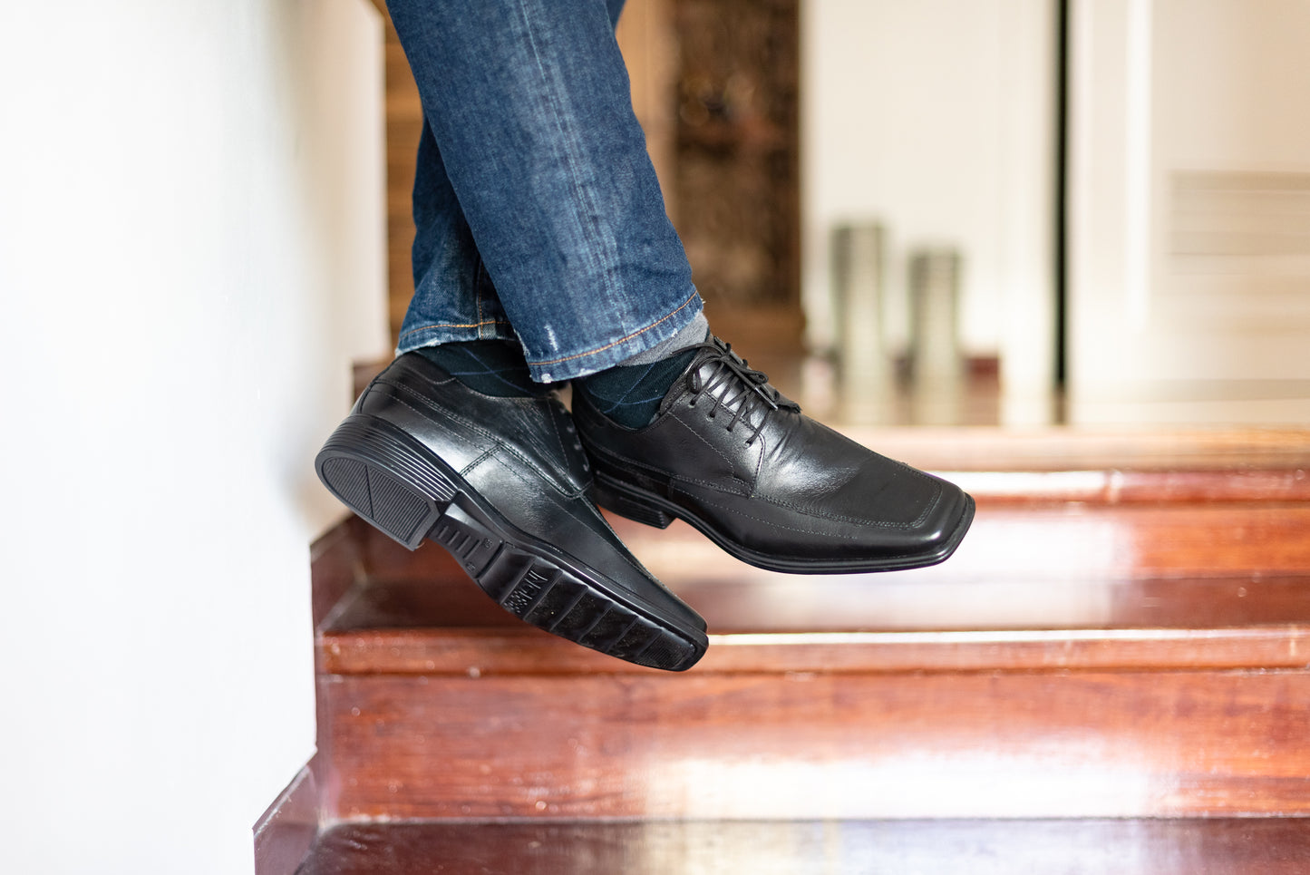 Zapato De Vestir Trenzas Caballero Inglese Levit Negro LV860