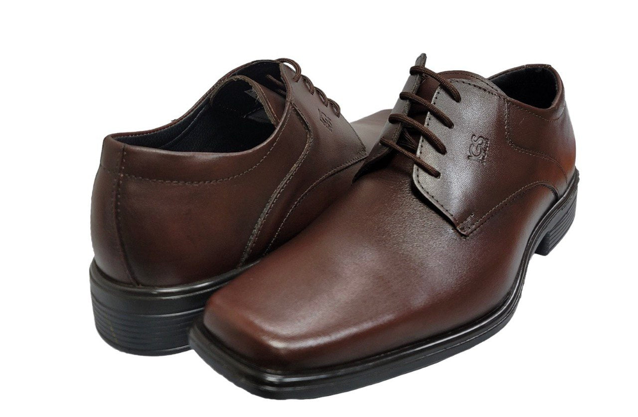 Zapato De Vestir Trenzas Caballero Inglese Levit Marrón LV862