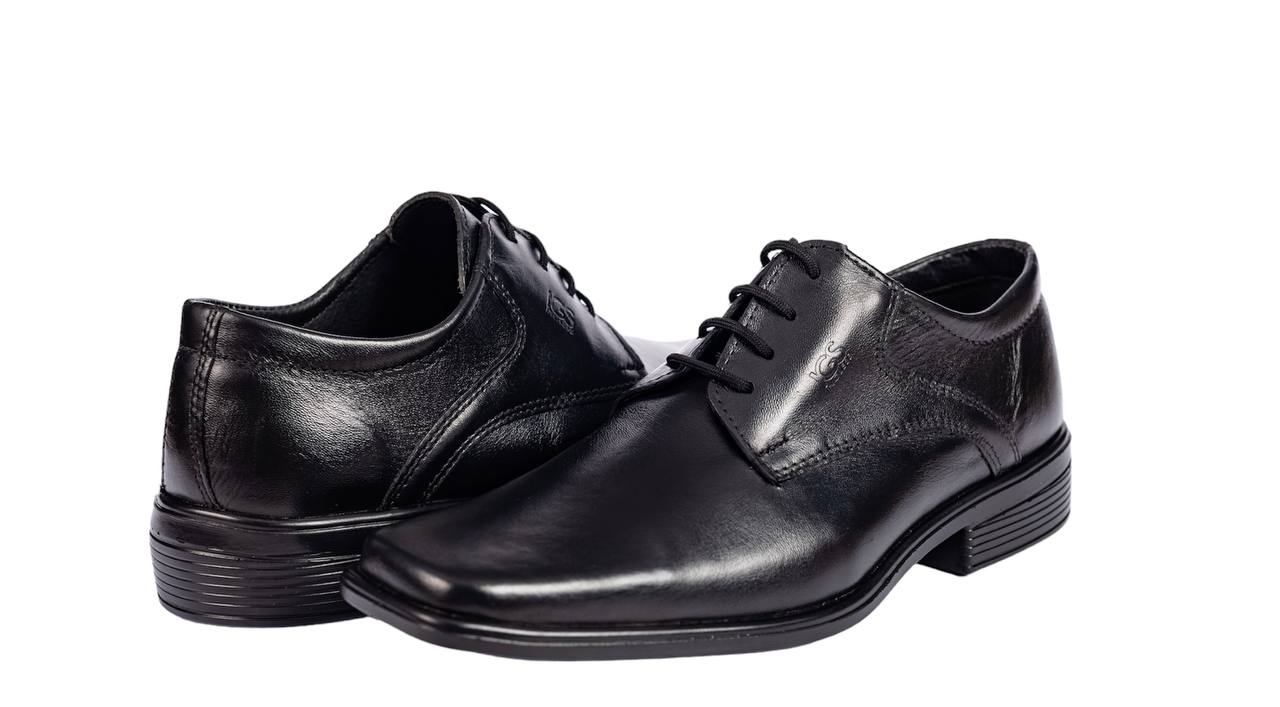 Zapato De Vestir Trenzas Caballero Inglese Levit Negro LV862