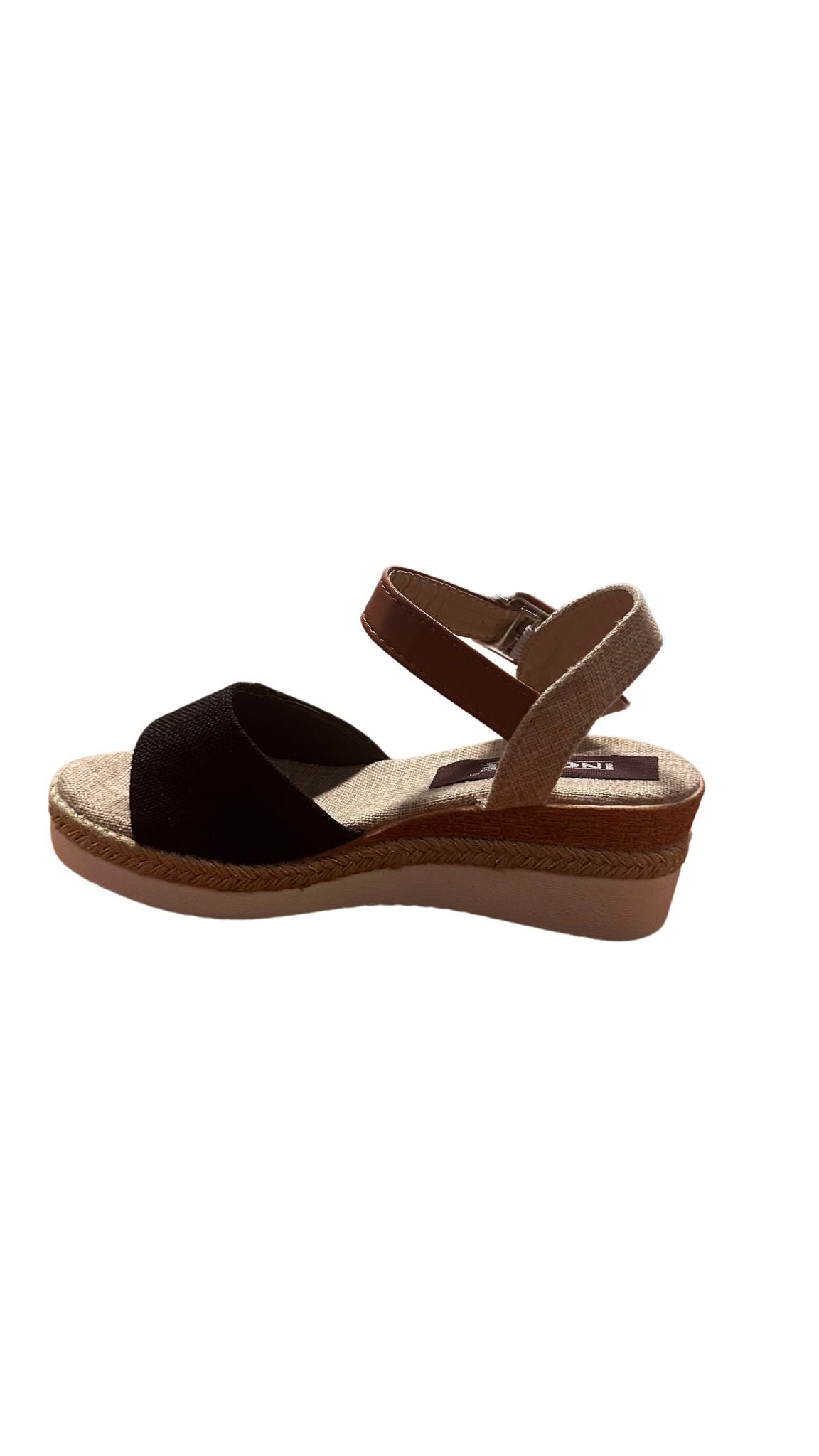 Sandalia Zapatilla Para Dama Inglese Luna Negro