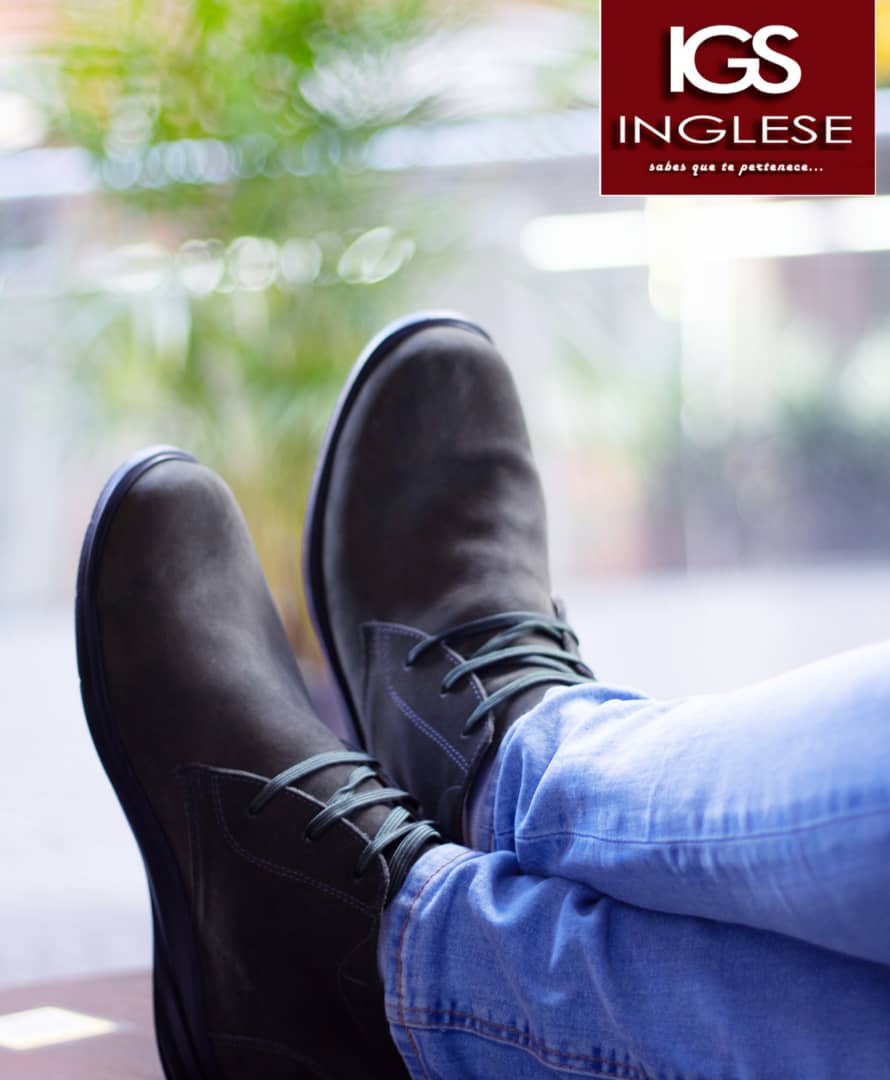 Zapato Botín Casual Caballero Inglese Toscana Marrón NB TO970