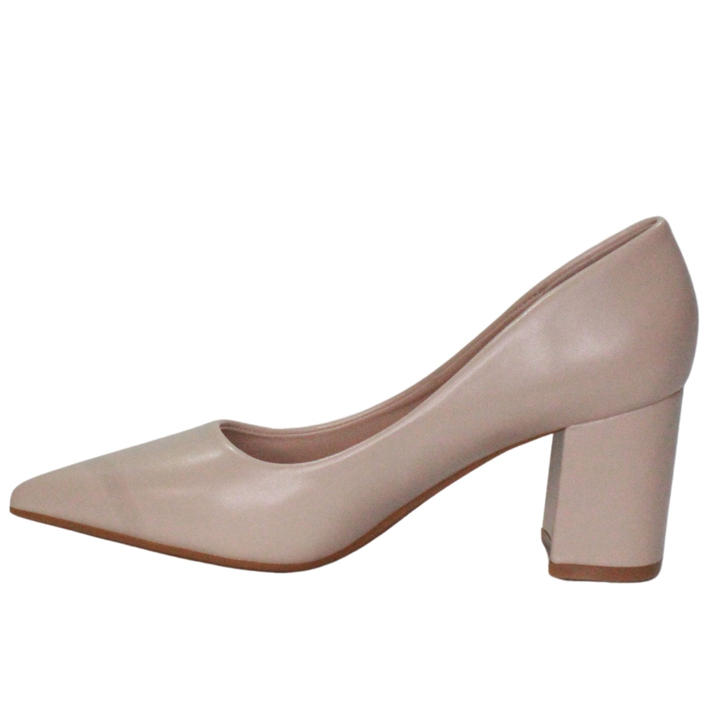 Tacon Grueso Zapato Para Dama Inglese Valeria Nude 3Z79231-1