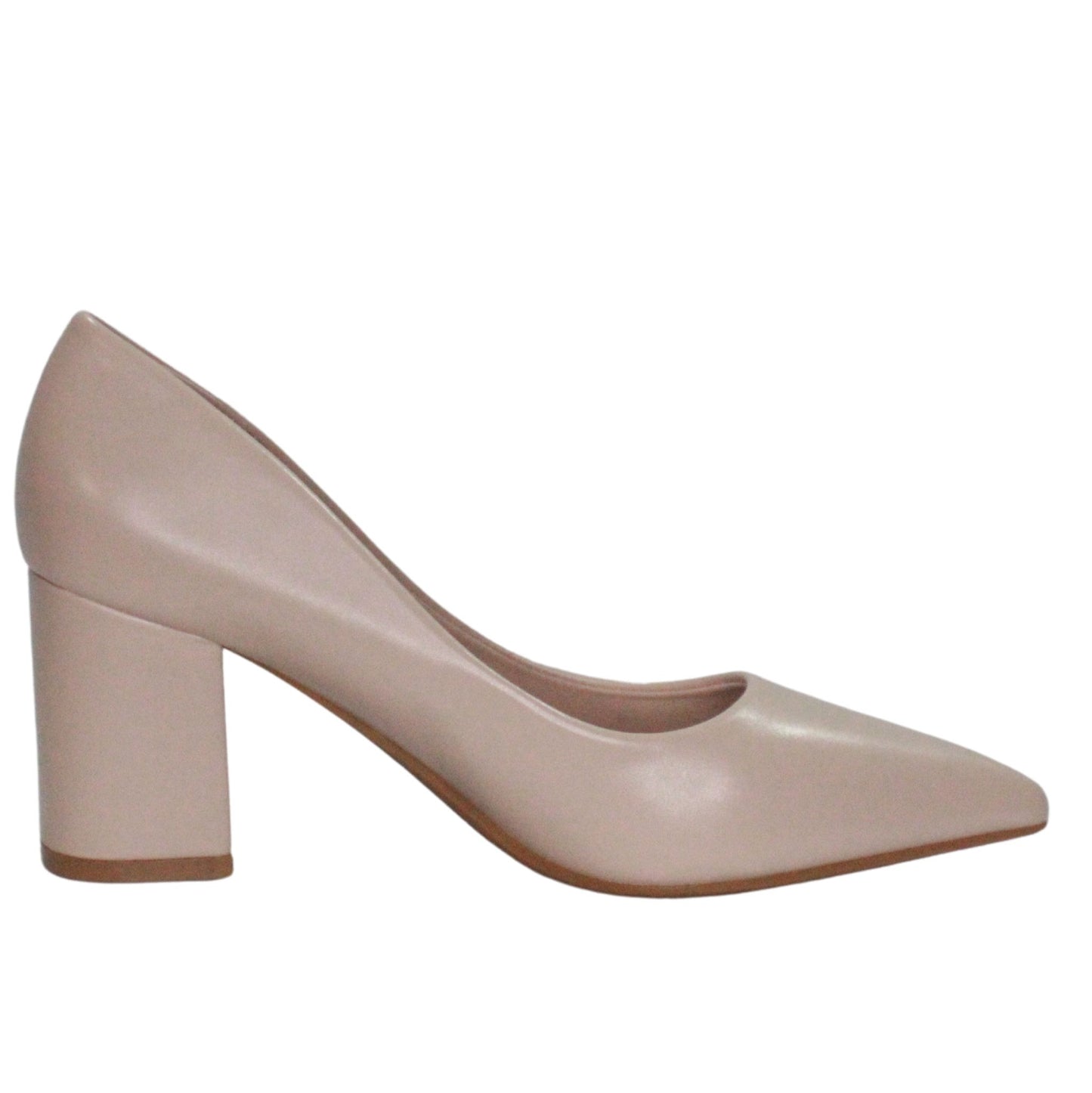 Tacon Grueso Zapato Para Dama Inglese Valeria Nude 3Z79231-1