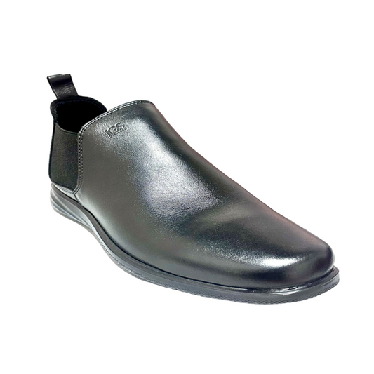 Zapato botin Casual Caballero en piel Inglese Toscana Negro TO980