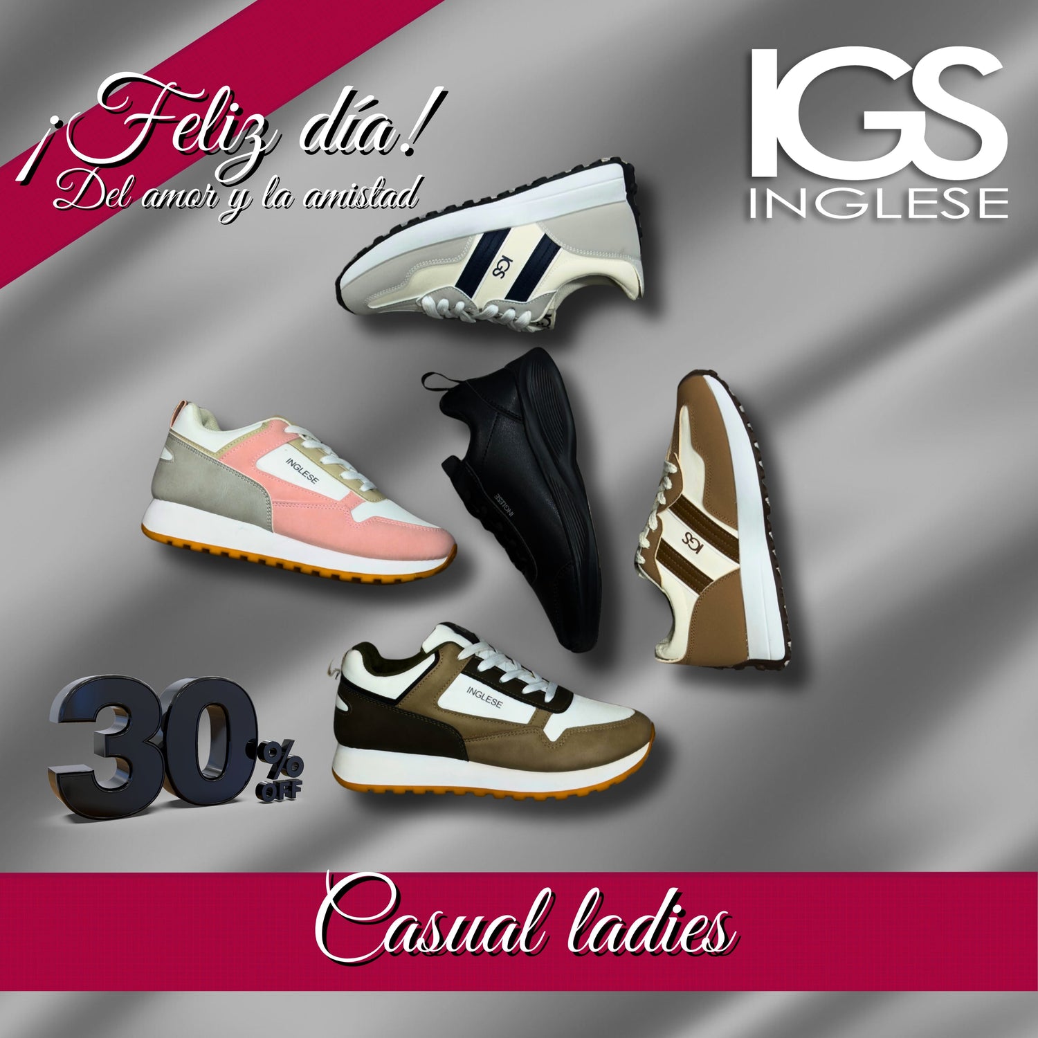 PROMOCION COLECCION CASUAL DAMA 30% DESCUENTO