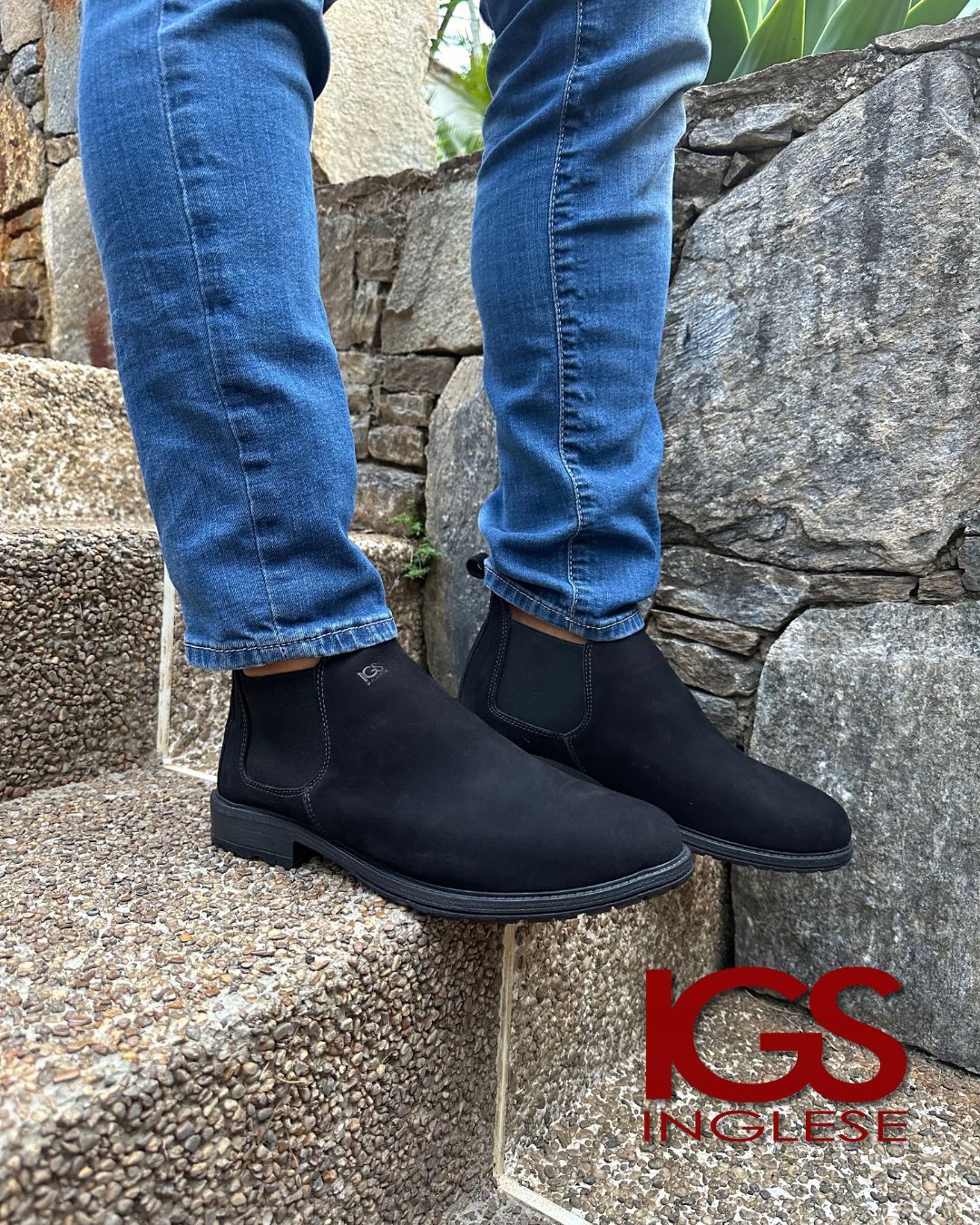 Zapatos Mocasín Casuales Caballero Inglese Atlanta Negro NB AT980*
