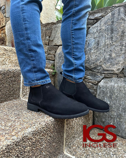 Zapatos Mocasín Casuales Caballero Inglese Atlanta Negro NB AT980*