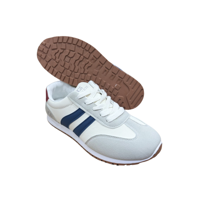 Zapatos Deportivos Casuales Dama Inglese Vezzali blanco azul