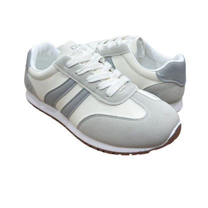 Zapatos Deportivos Casuales Dama Inglese Vezzali blanco gris