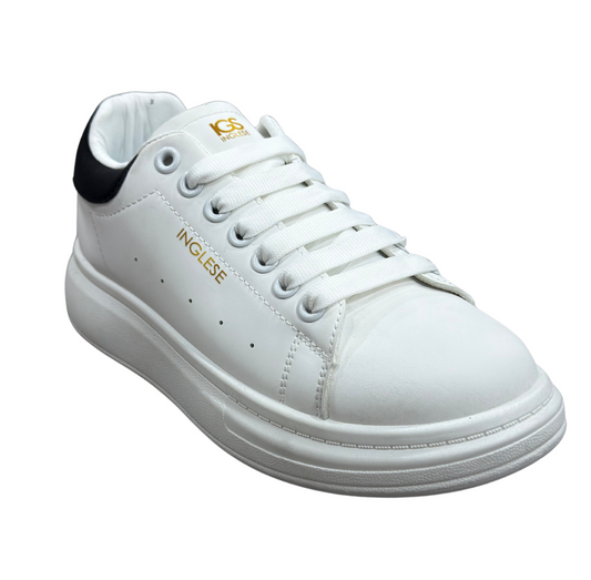 Zapato deportivo casual Caballero Inglese James Blanco